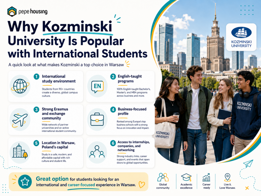 Student Accommodation near Kozminski