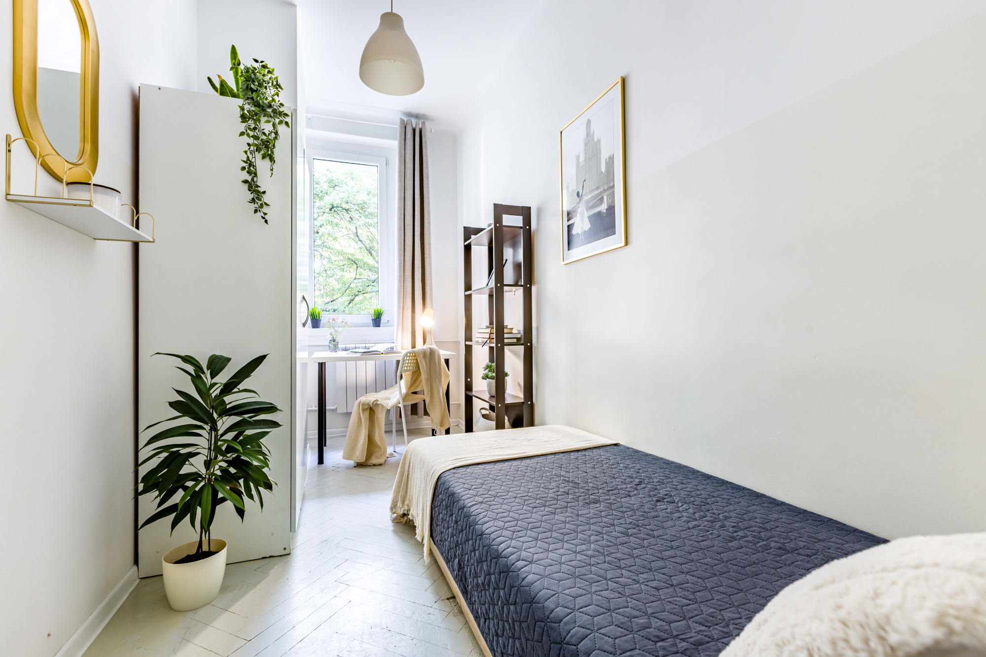 Hermosa habitación #5 en Kasprzaka 5